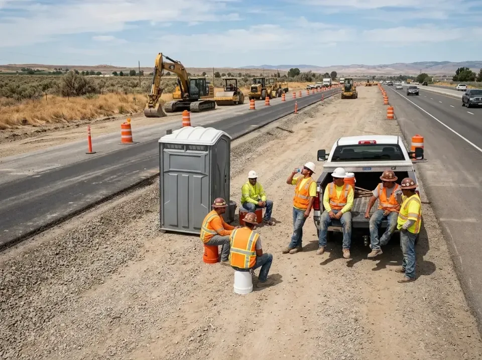 highway-road-construction-crew-007 — frequently asked questions, Porta Potty and Restroom Rentals in Palermo, CA